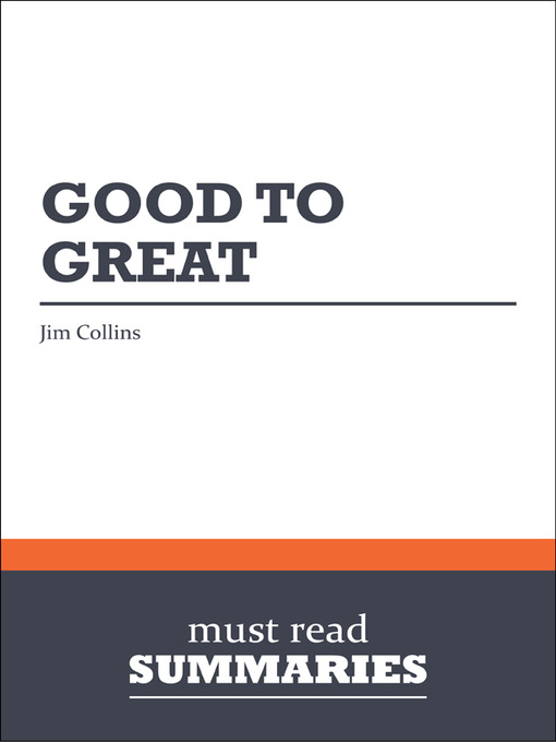 Title details for Good to Great - Jim Collins by Must Read Summaries - Available